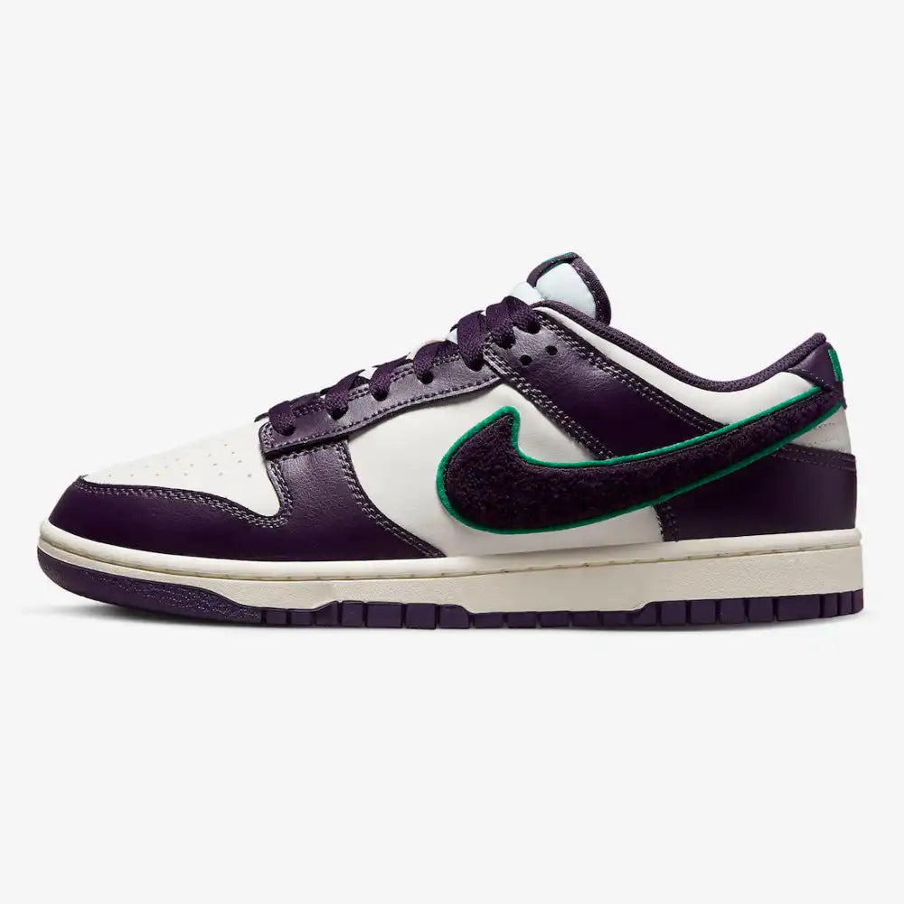 Sneaker Nk Dunk Low Chenille Swoosh Sail Grand Purple