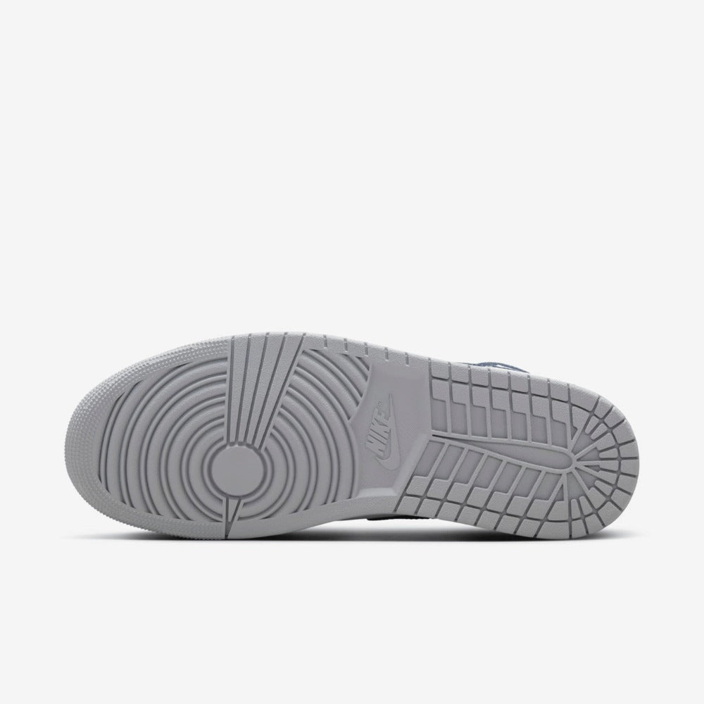 Sneaker Jrd 1 Mid Wolf Grey Midnight Navy