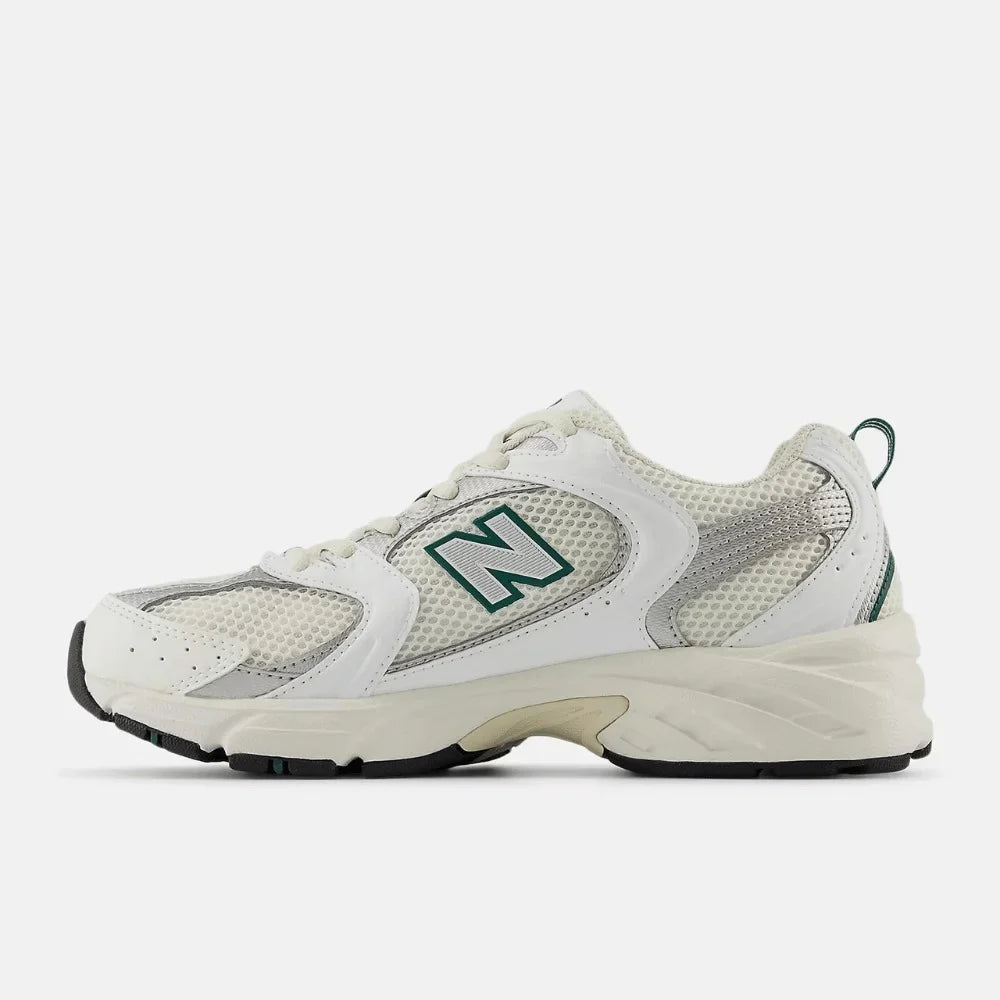 New B 530 Sea Salt White Marsh Green