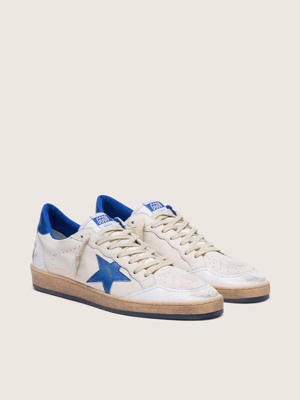 GG Ball-Star Low White Bluette