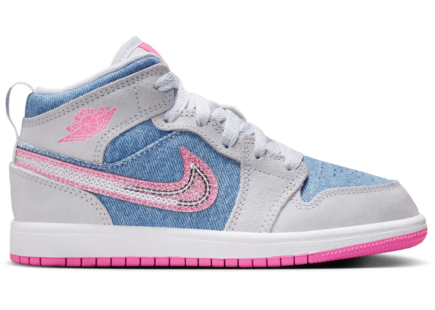 Jrd 1 Mid SE Denim Sequin