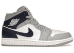 Sneaker Jrd 1 Mid Wolf Grey Midnight Navy