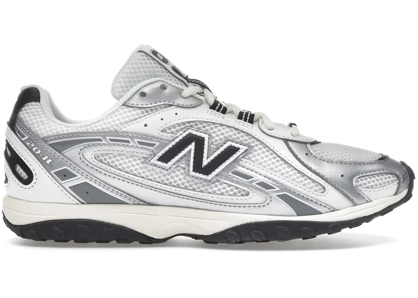 New B 204L Silver Metallic Black