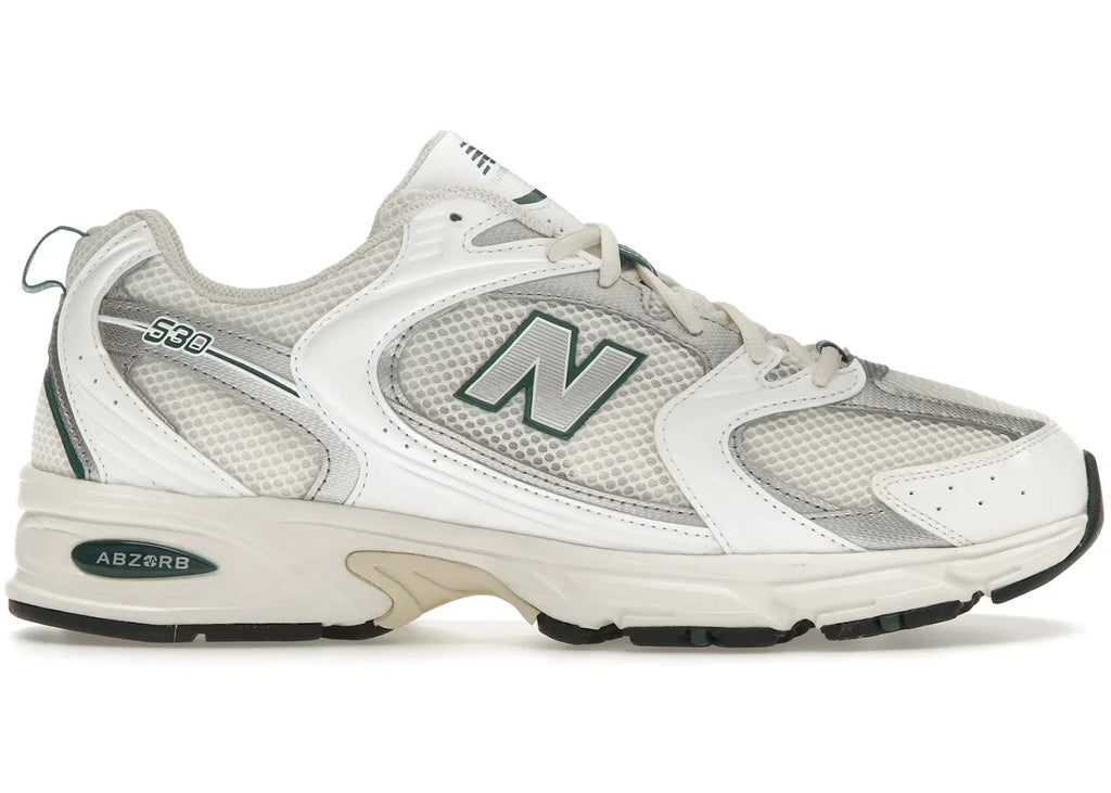 New B 530 Sea Salt White Marsh Green