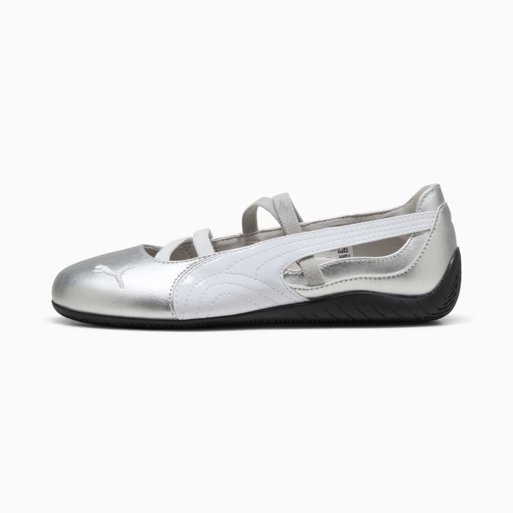 PM Speedcat Ballet SD Silver Leather