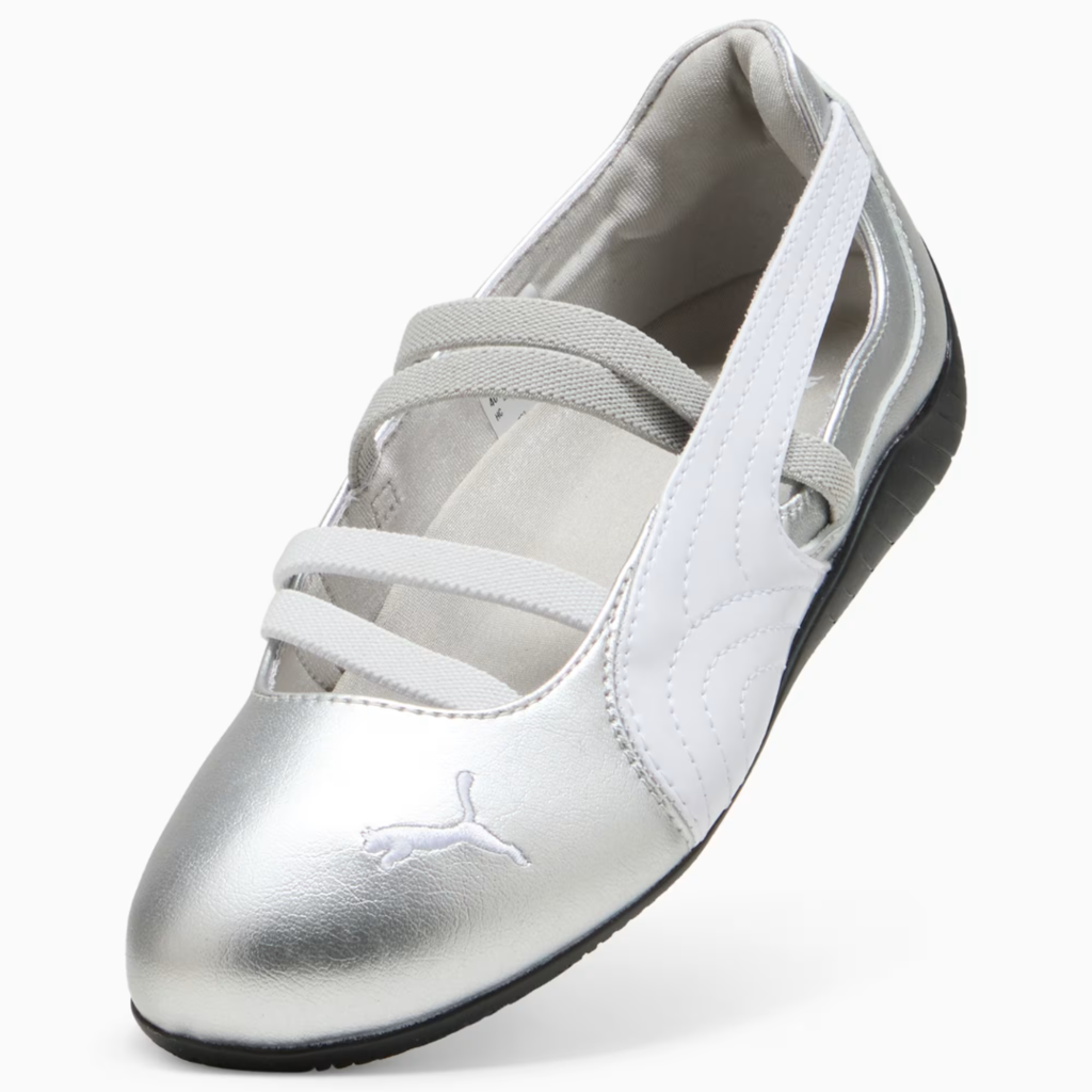 PM Speedcat Ballet SD Silver Leather