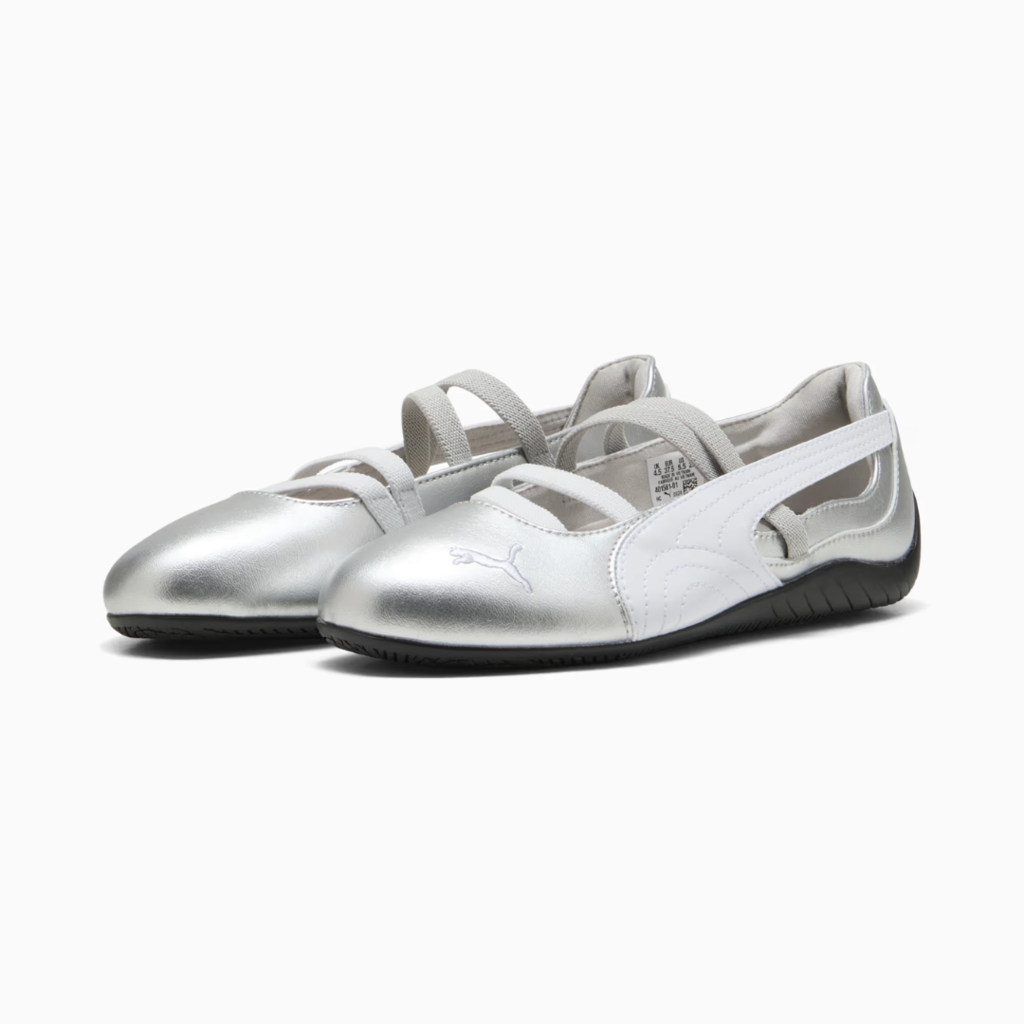 PM Speedcat Ballet SD Silver Leather