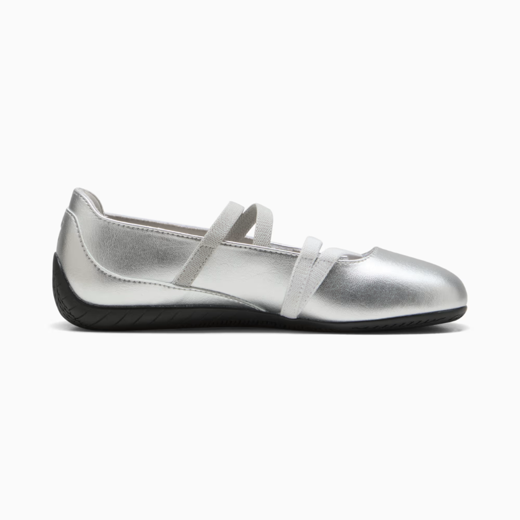 PM Speedcat Ballet SD Silver Leather
