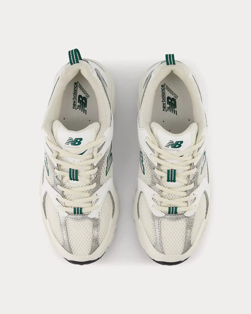 New B 530 Sea Salt White Marsh Green