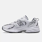 New B 530 White Silver Navy