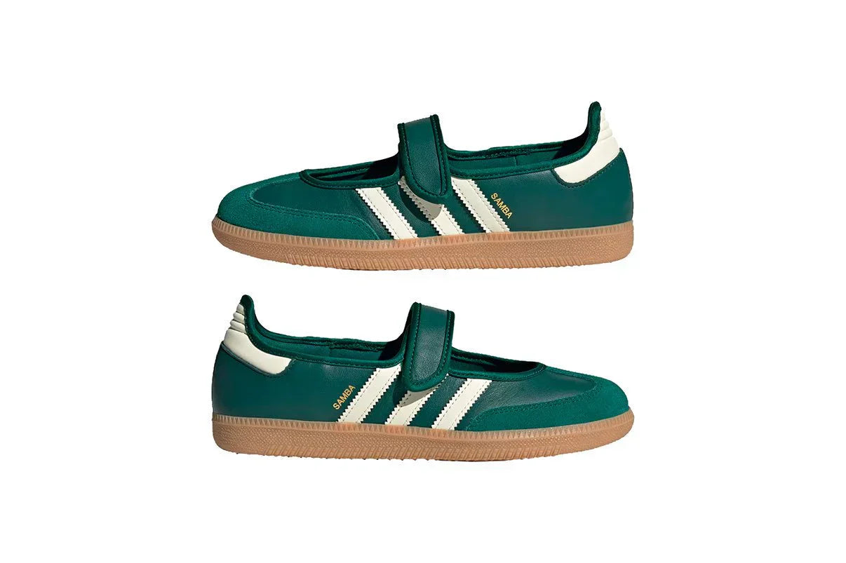 AD Samba Jane Green White Gum Green