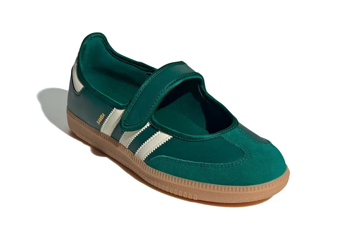 AD Samba Jane Green White Gum Green