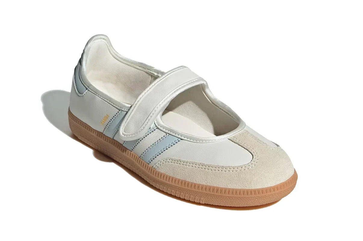 AD Samba Jane White Blue Gum White