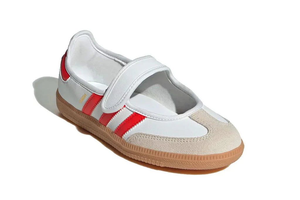 AD Samba Jane White Red Gum White